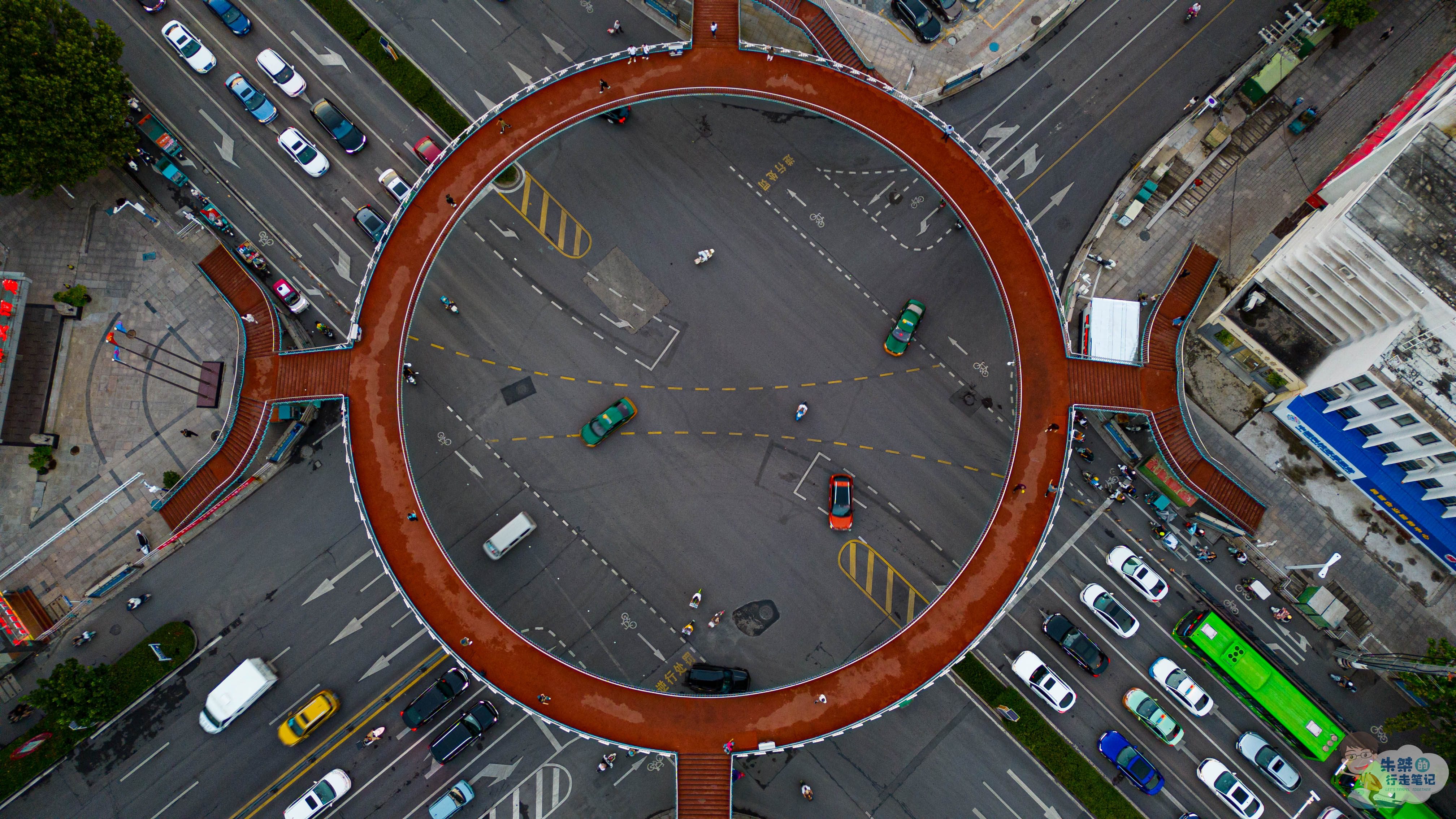 一座人行天桥,窥探淮南城市重心的转移