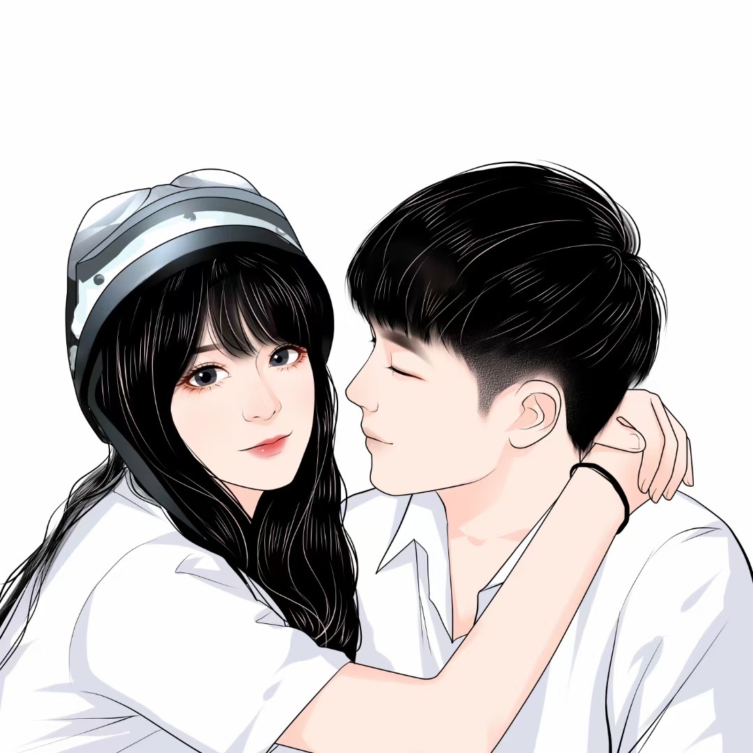 520,用漫画头像表达爱,简单美好,温馨幸福