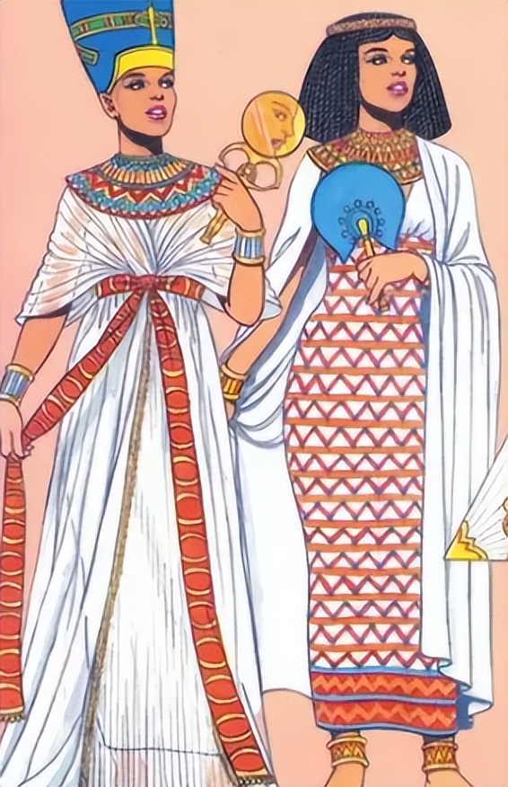 聊古埃及:从古埃及人服饰看他们对颜色的认知和使用
