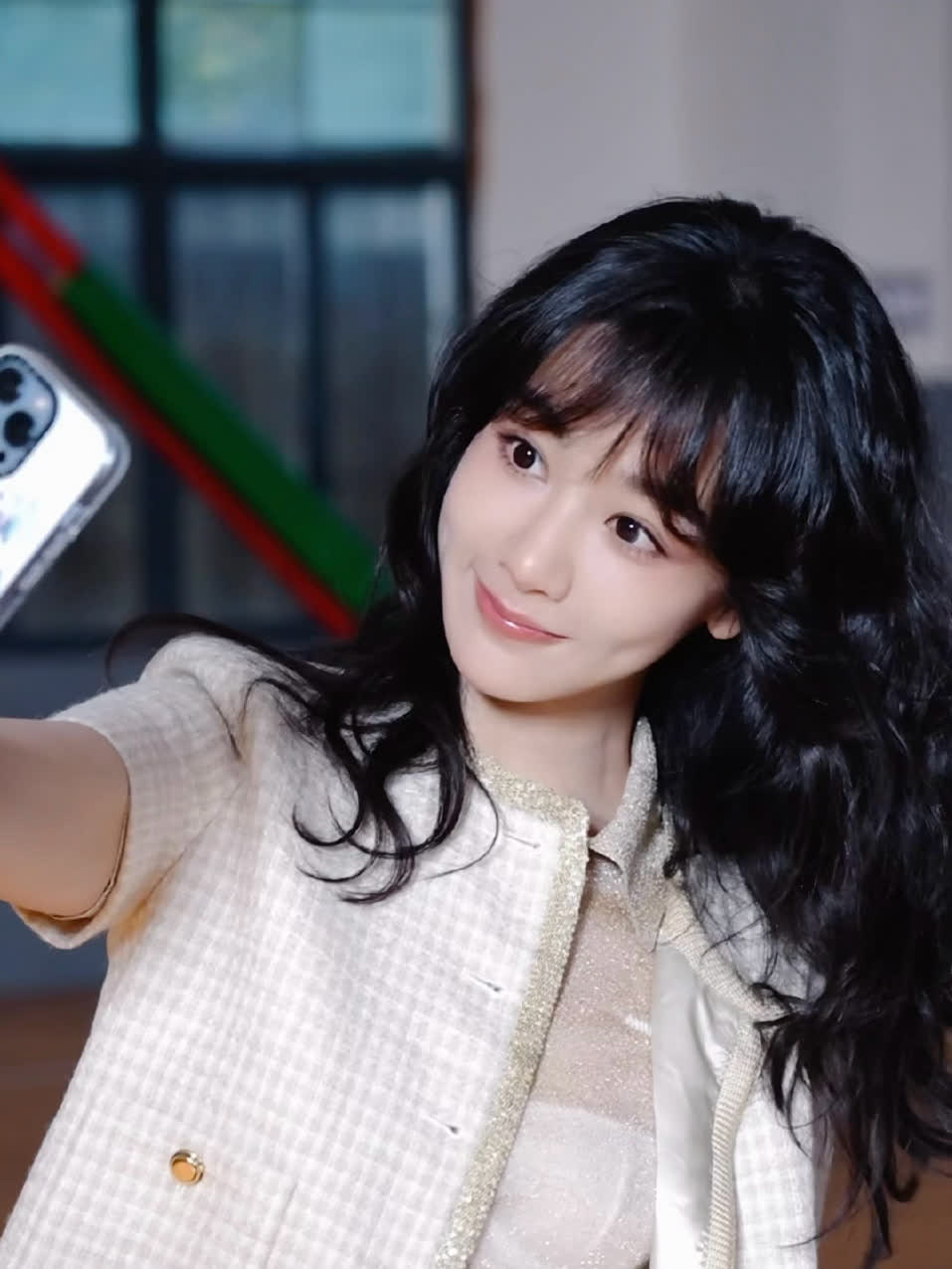 杨紫glass杂志卷发学姐风大片