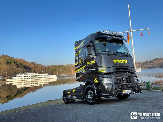 平头卡车怎么改出洗漱间,还能看电视?这款雷诺t改装卡车告诉你