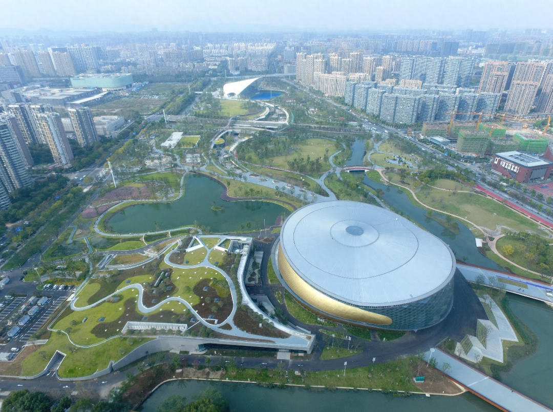 杭州运河亚运公园|是"体育 "公园综合体,也是微型城市海绵