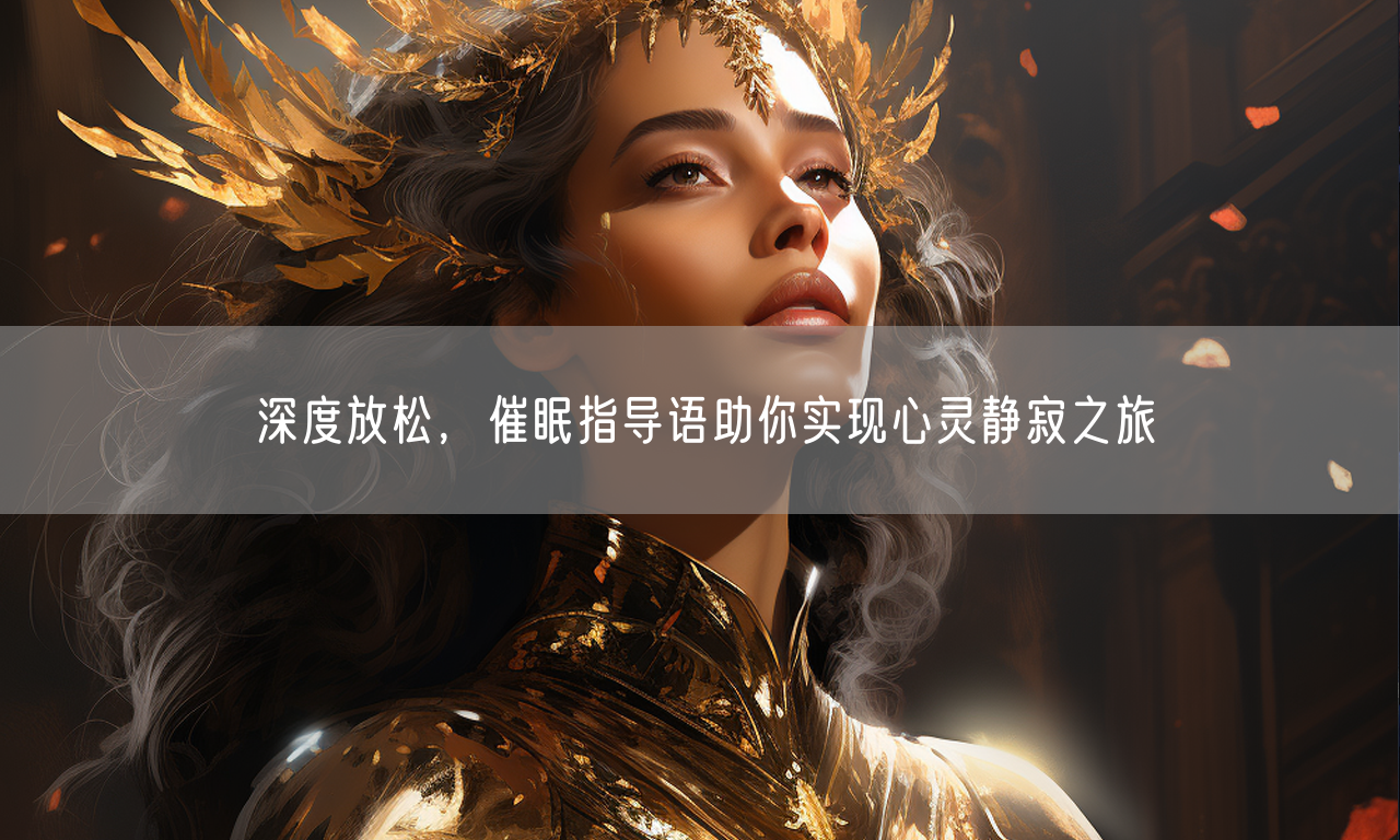 深度放松,催眠指导语助你实现心灵静寂之旅