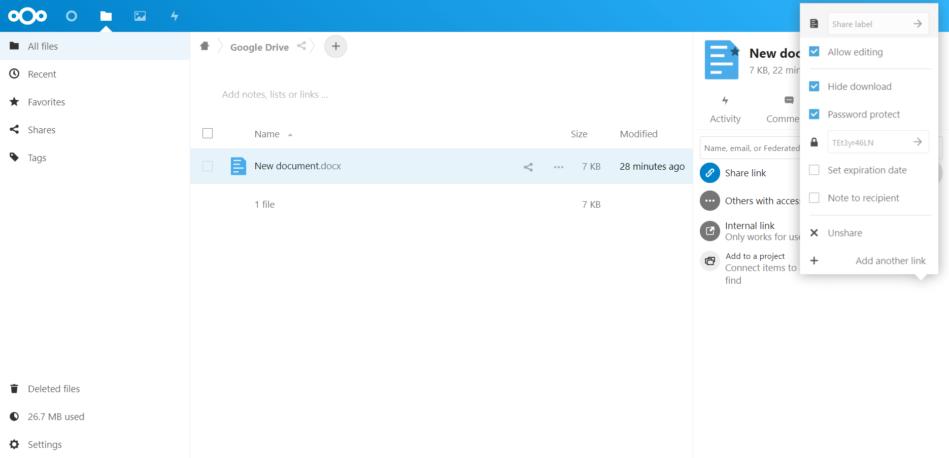 A Detailed Guide on How to Work with Documents in Nextcloud