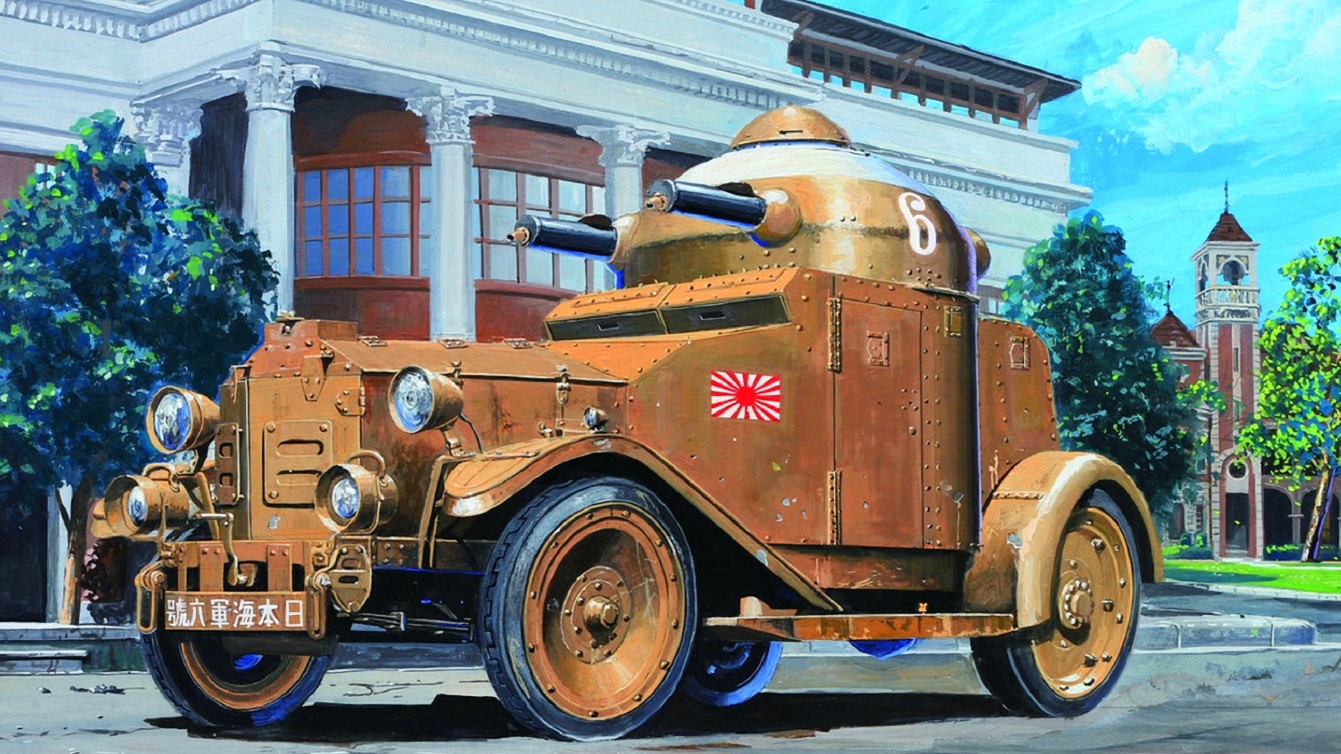 二战日本type 87 crossley(克罗斯利)装甲车辆