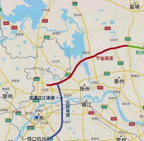 江蘇將建的一條高速公路,連接南京與揚州,長度約80千米