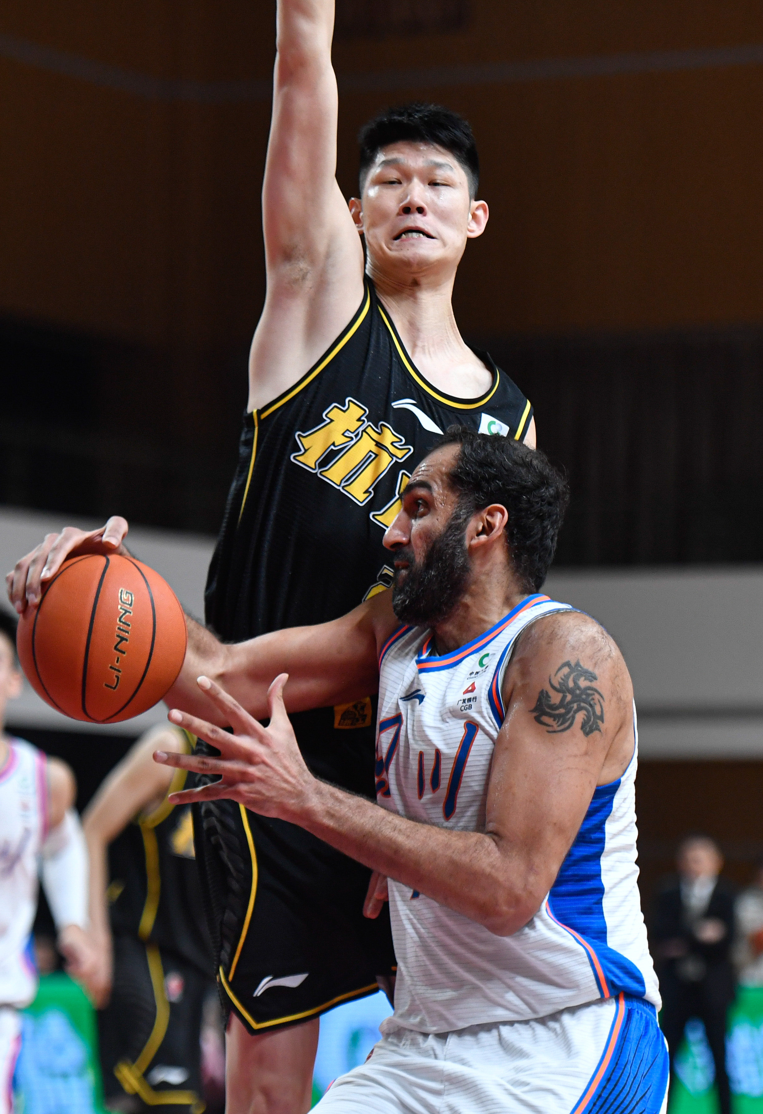 篮球——cba第二阶段四川五粮金樽对阵浙江广厦控股