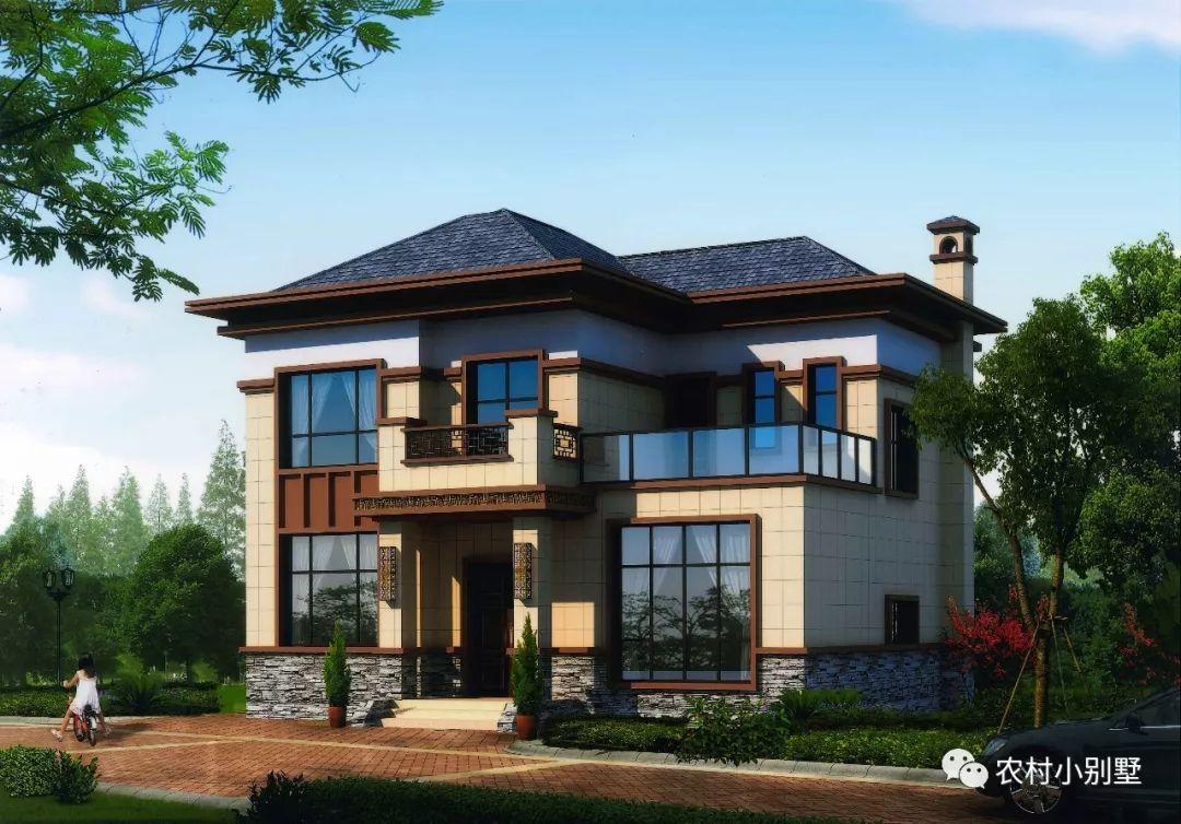 24款新中式别墅,衣锦还乡就回家盖一栋,国潮中国风农村自建房