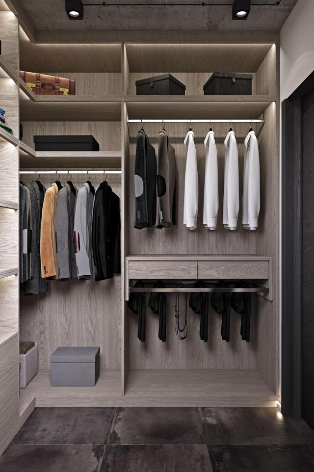 不会规划衣柜布局,买再大的柜子都不够用!最合理的布置应是这样