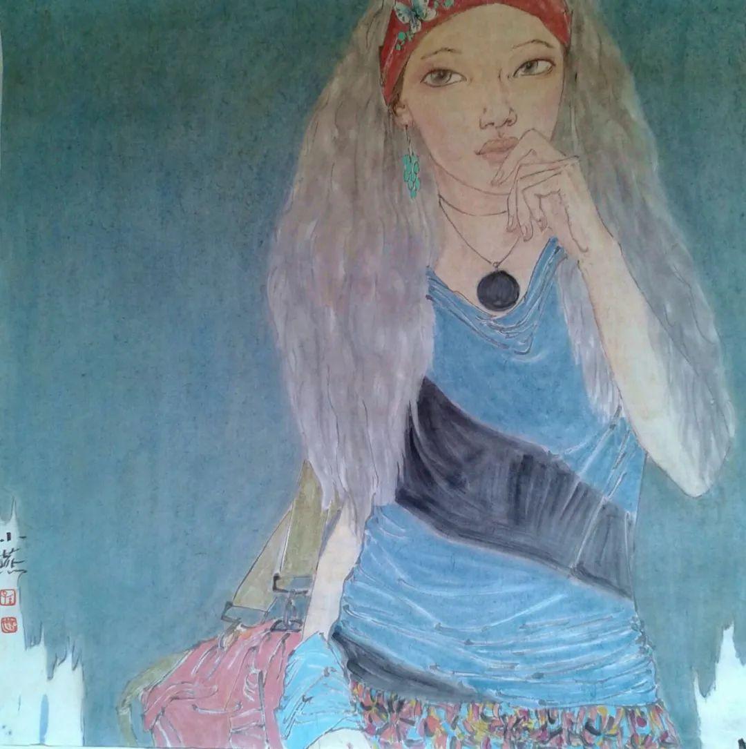 「津门网」孙小燕|画风朴实朴素,笔道泼辣粗犷