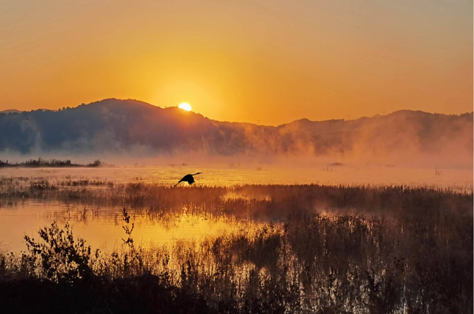 风卷寒云暮雪晴!