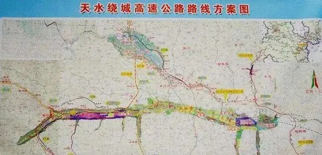 天水绕城高速公路详细线路来了,将经过这些地方.