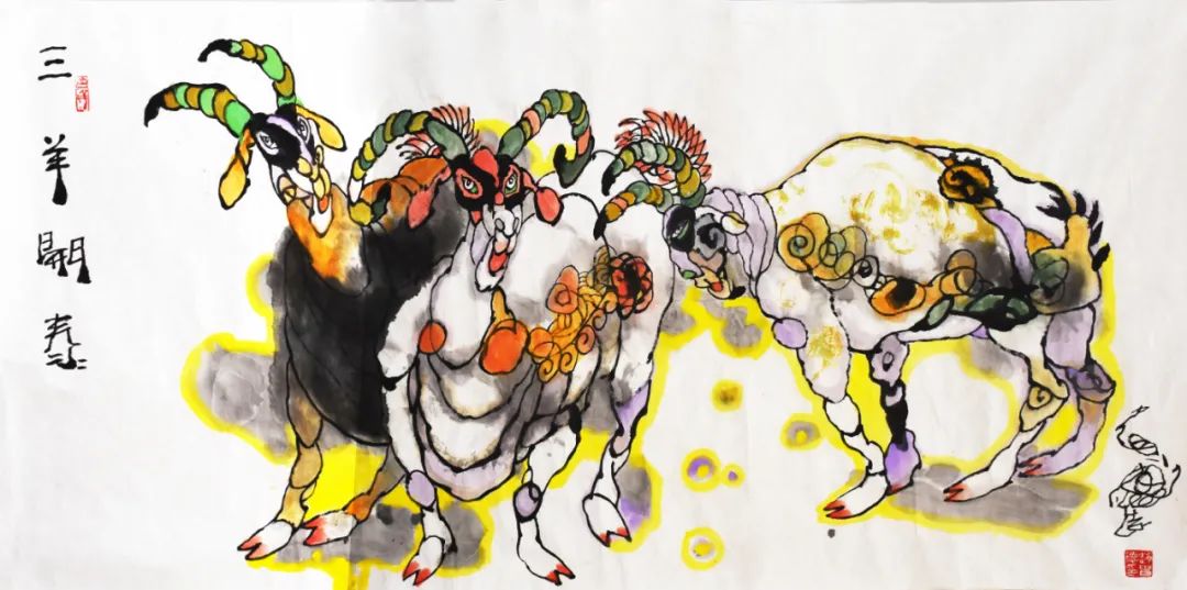 翰墨迎春——赵贵德绘画作品欣赏