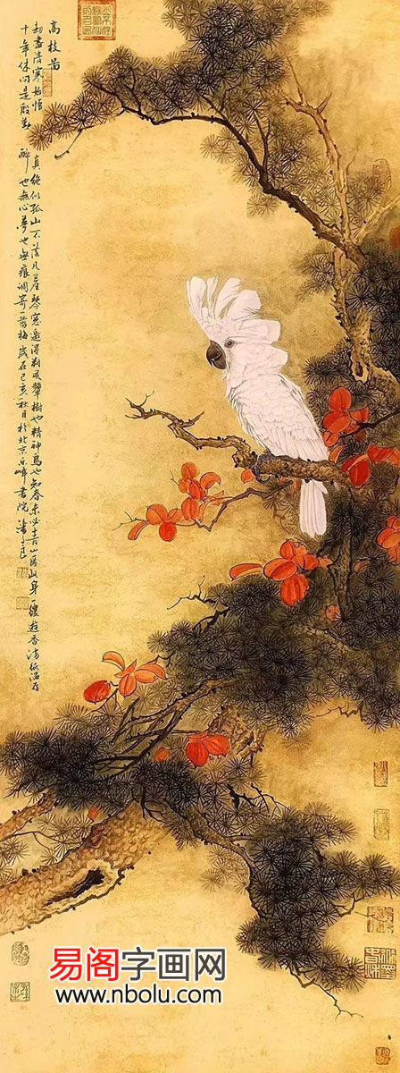 工笔,写意俱佳,才子画家潘文良花鸟画赏析