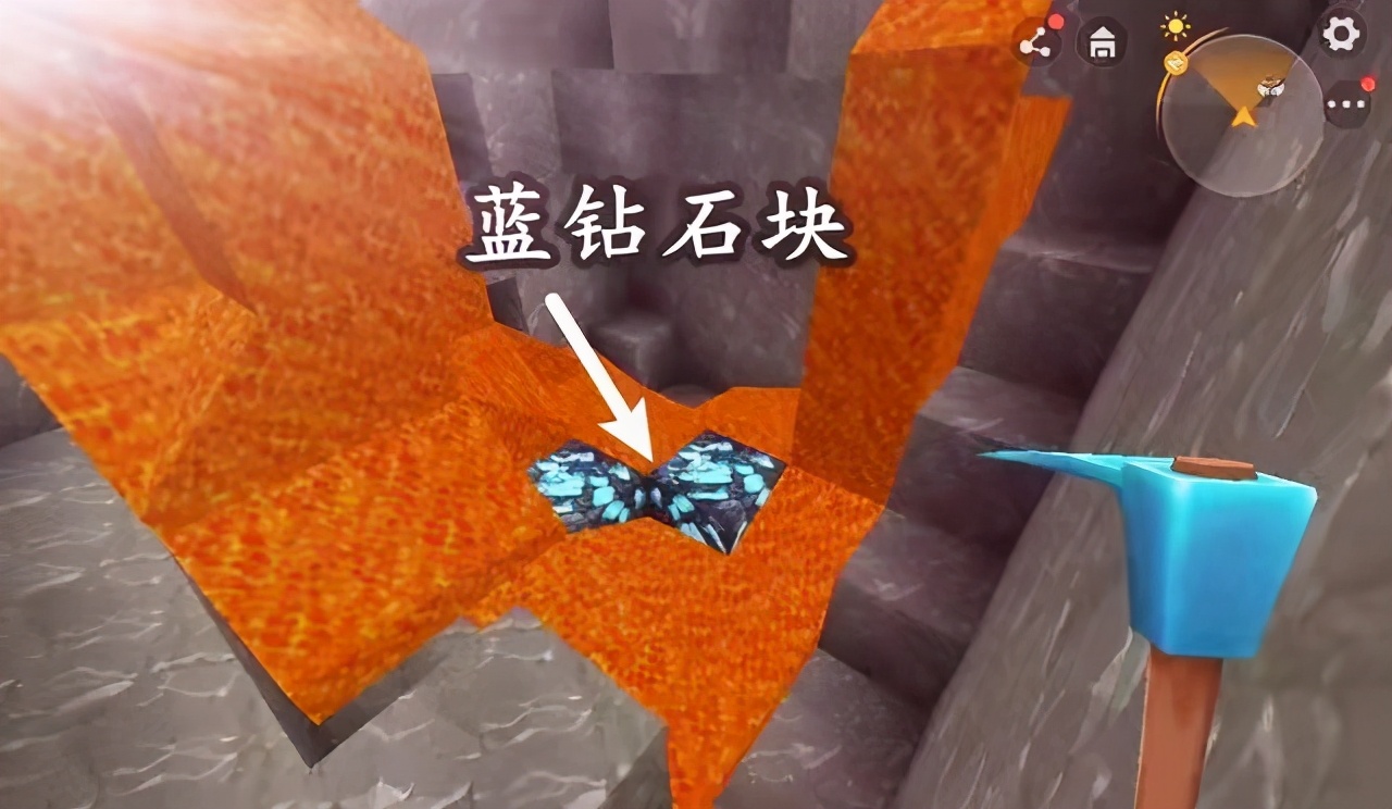 《迷你世界》如何打败大boss,蓝钻石必不可少,获取方式有点难