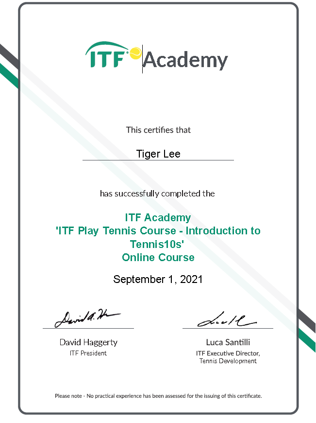 itf学院(itf academy),是itf为广大网球从业人士和爱好者提供的一个
