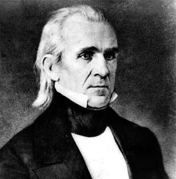 美国第十一任总统波尔克.来源/网络