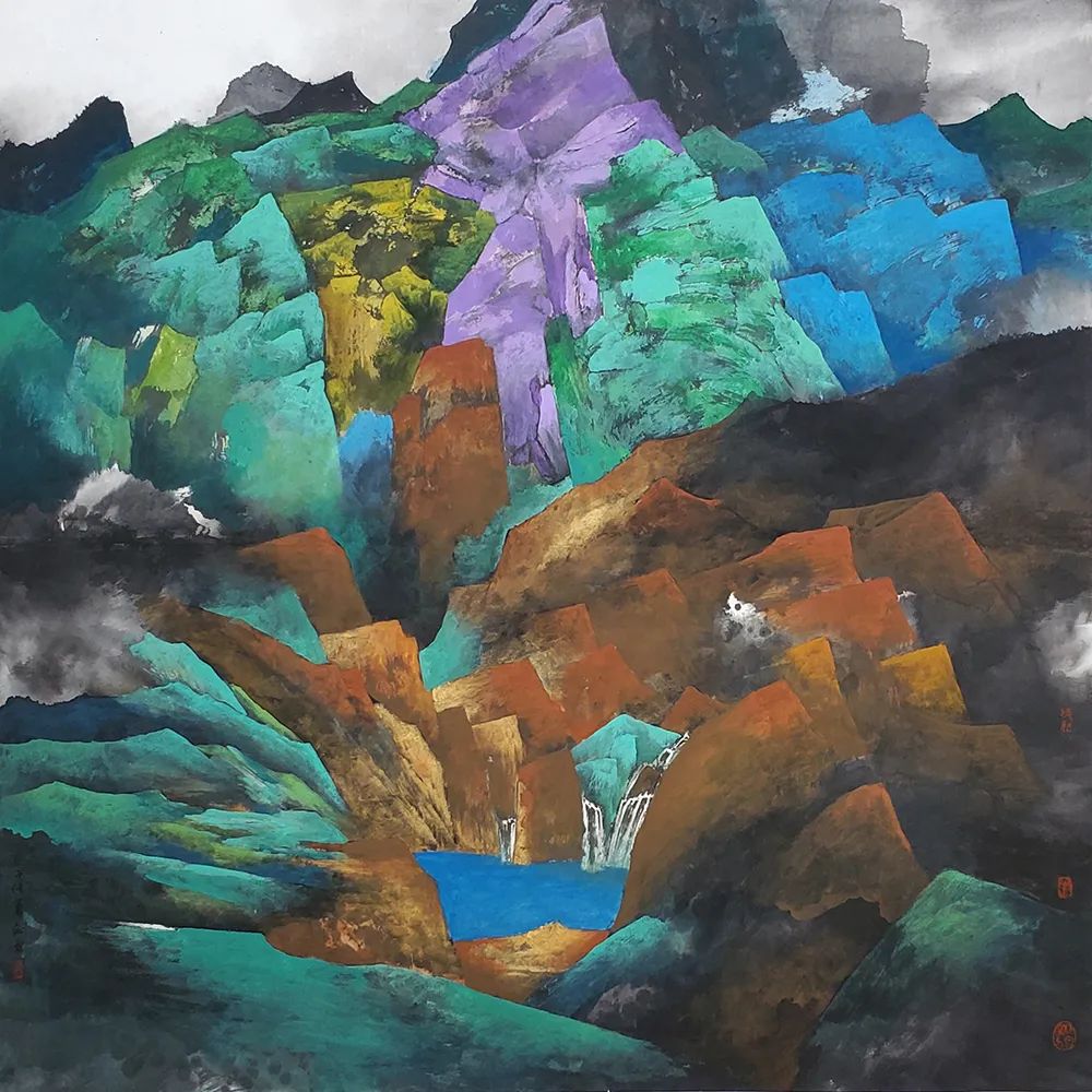 十大最具影响力艺术家·武剑飞教授的写意重彩艺术