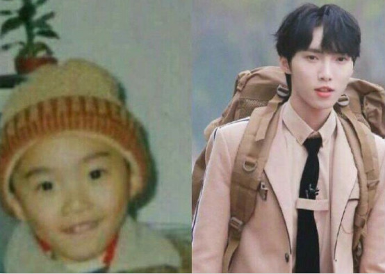 r1se童年照:周震南呆萌,何洛洛大眼睛抢镜,任豪小时候就霸总