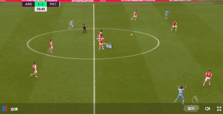 英超阿森纳vs曼城比赛回顾_萨卡进球罗德里绝杀_英超-b费点射迪亚洛绝杀 曼联2-1逆转曼城