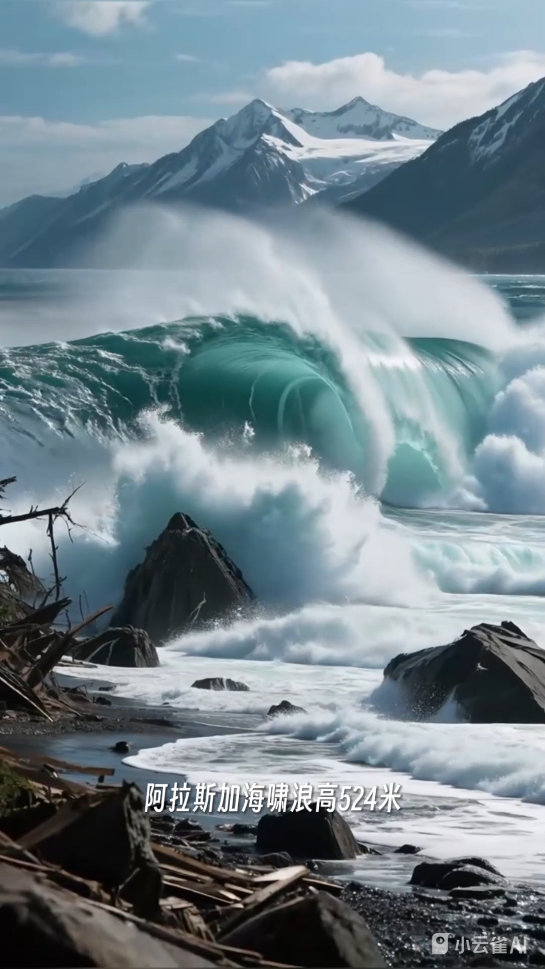海啸警示录,人类在大自然面前还是太渺小