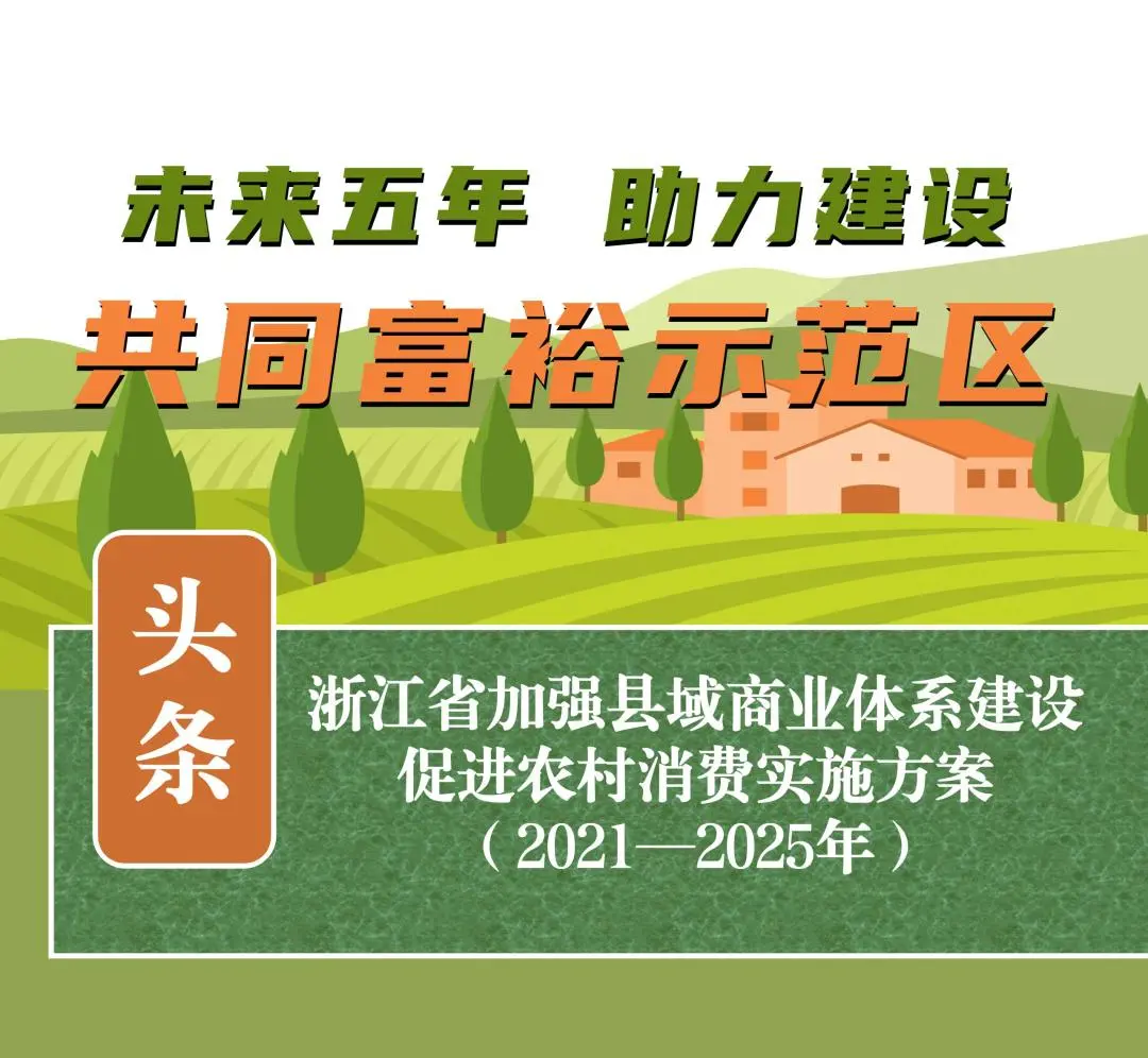 共同富裕示范区怎么建设?未来五年,浙江这么做