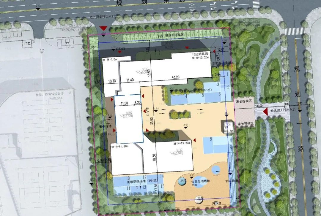 高新区宝源路幼儿园效果图披露