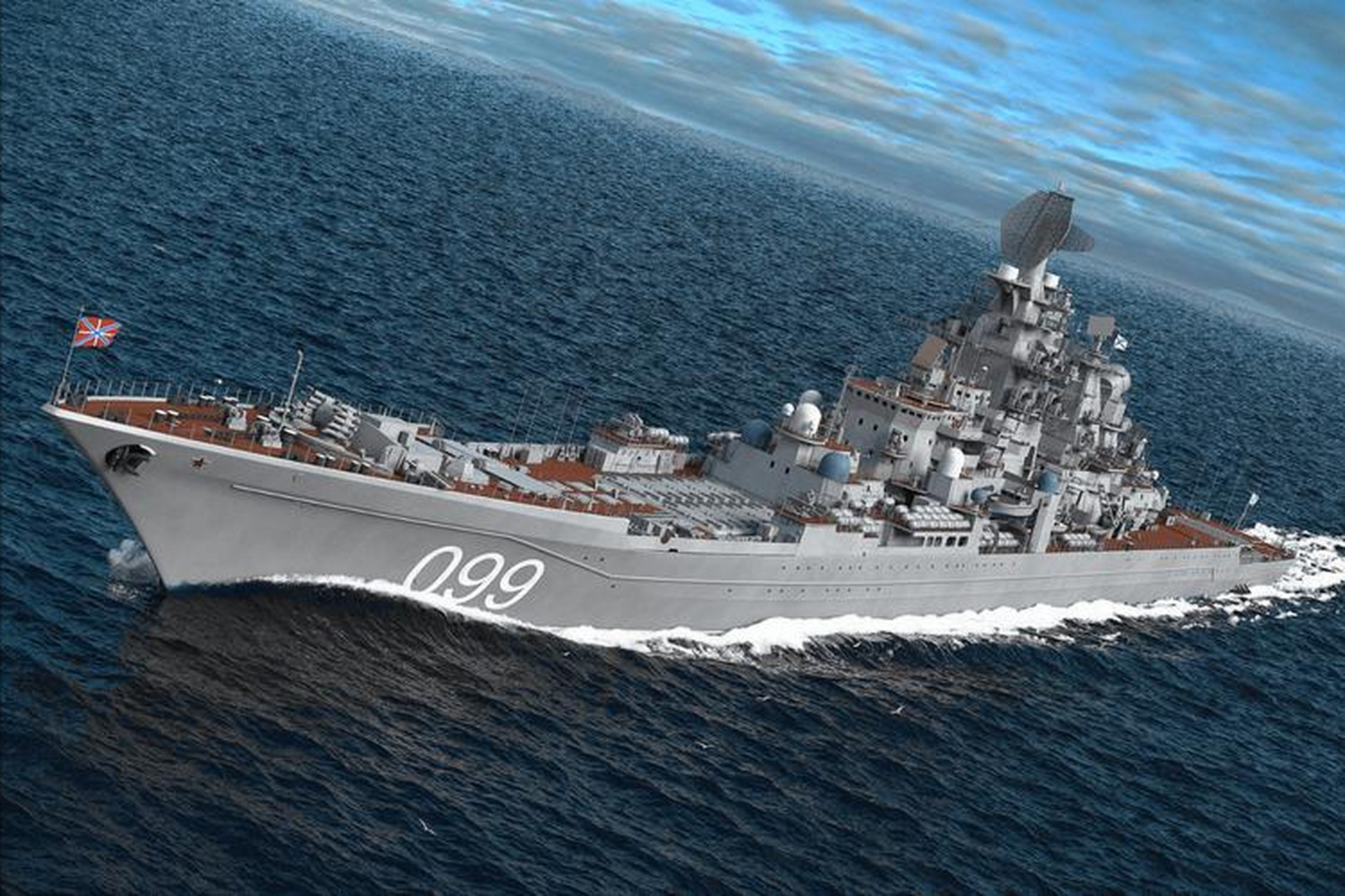 近日,俄罗斯宣布纳希莫夫海军上将号核动力战斗巡洋舰即将归来,引发