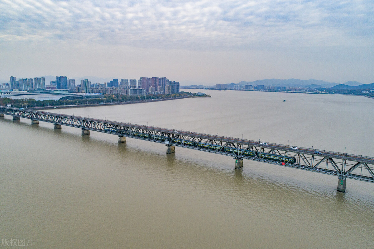 钱塘江大桥 全景图片