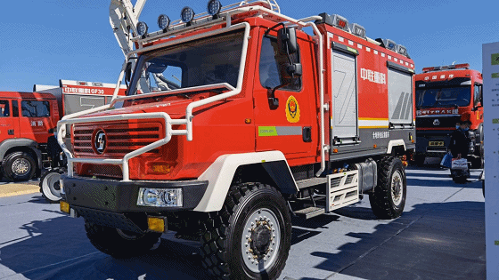 陕汽消防车精彩亮相2021中国国际消防展