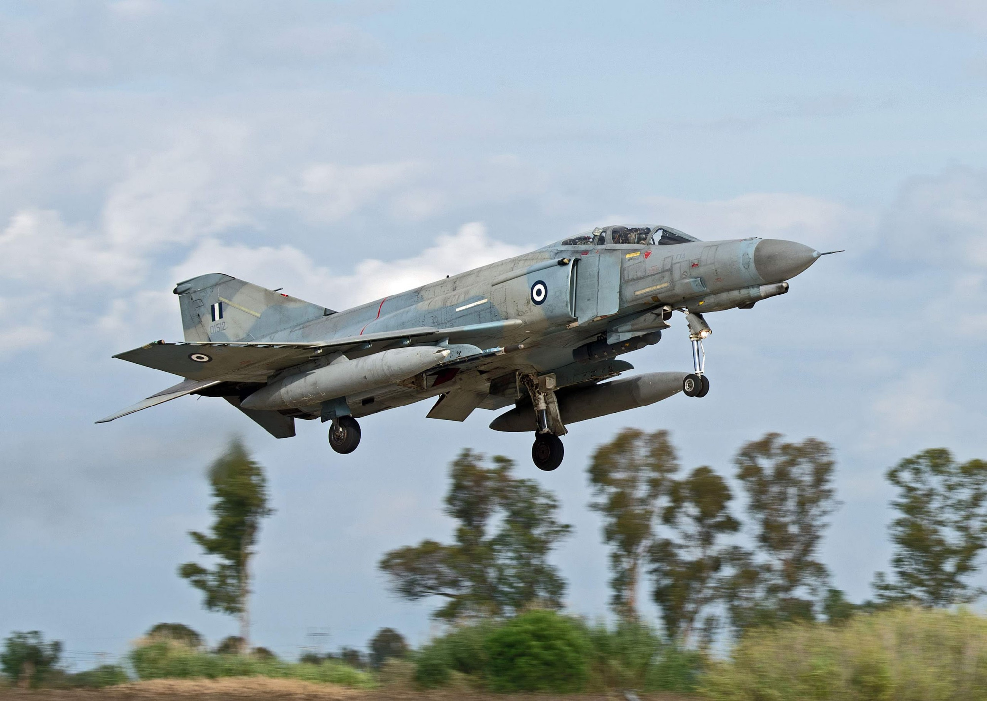 希腊空军"鬼怪"f-4e战斗机2019年联训(87图)