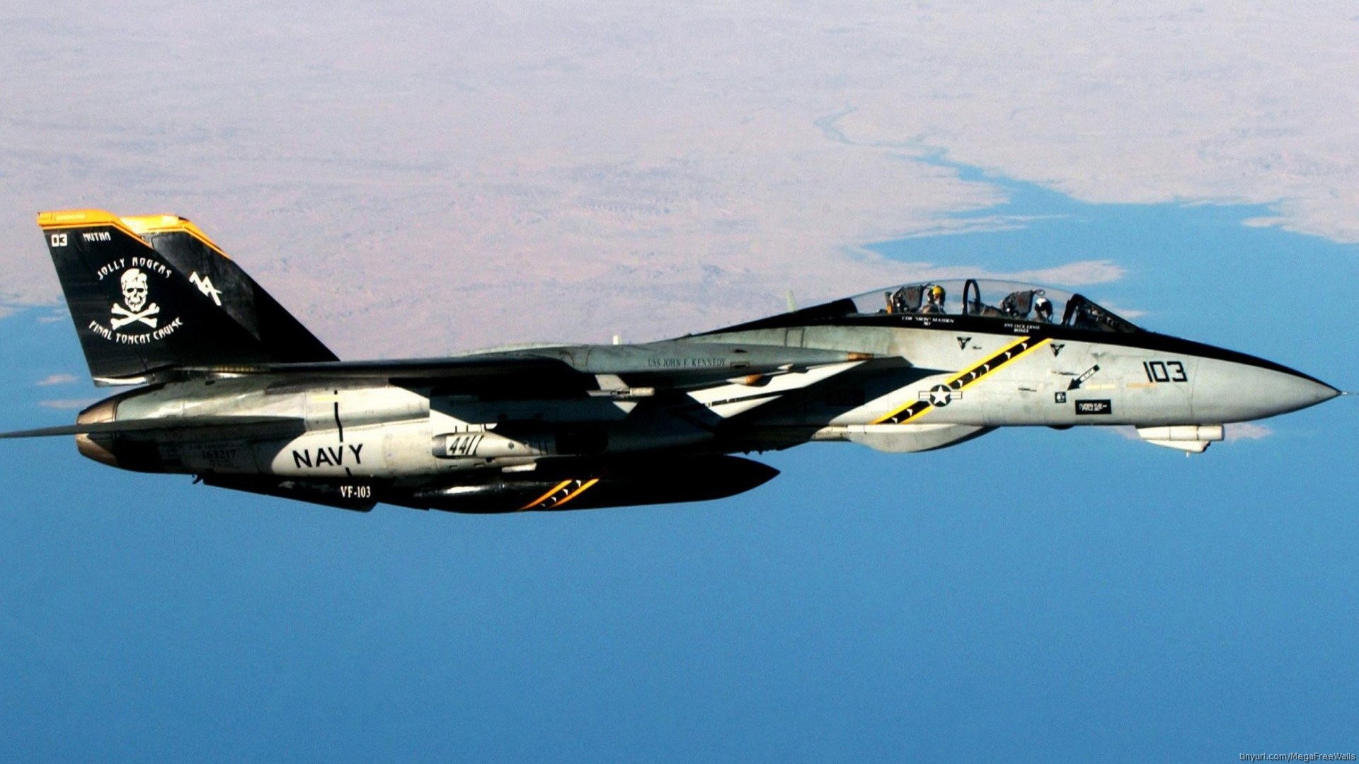用时480秒 美军f-14"雄猫"击落两架苏制米格-23战机