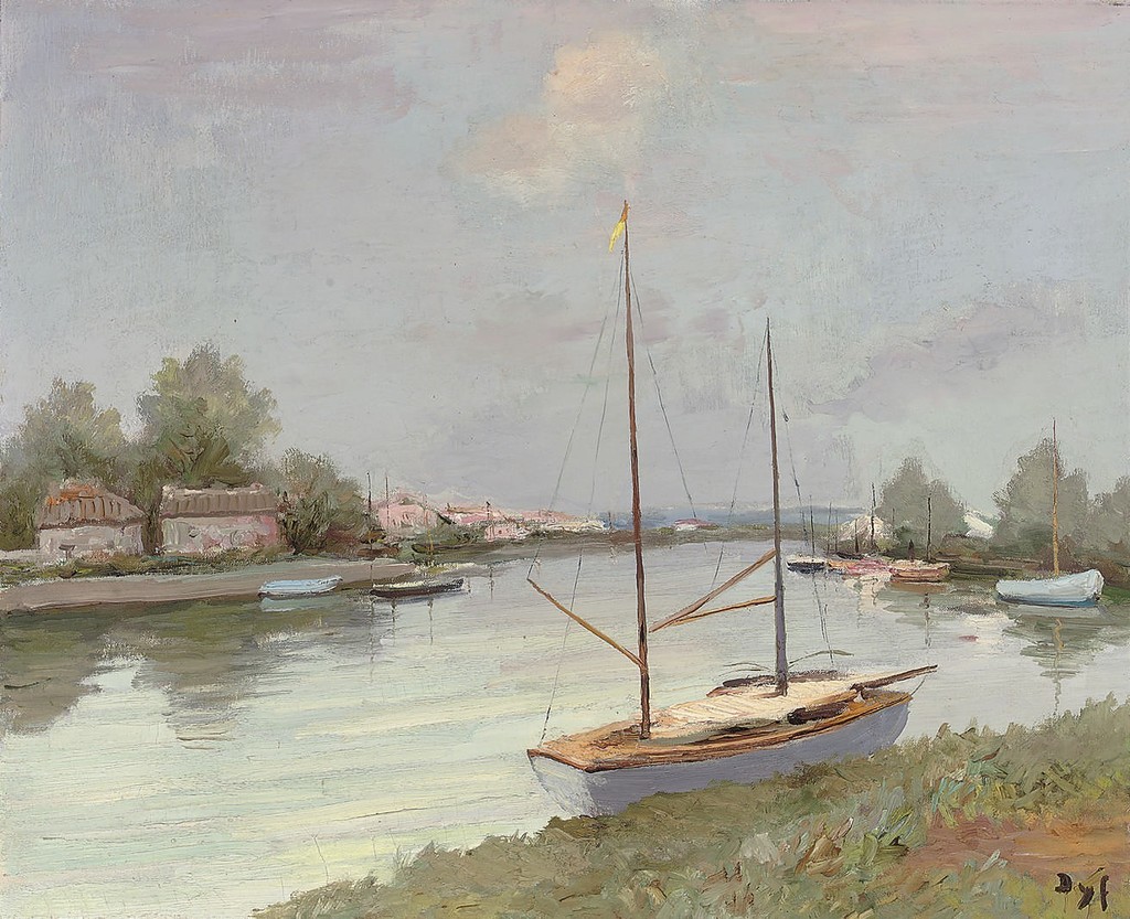 法国印象派画家马塞尔·戴夫marcel dyf 极美的人物与风景