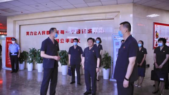 马国伟调研指导乌鲁木齐市沙依巴克区人民法院工作