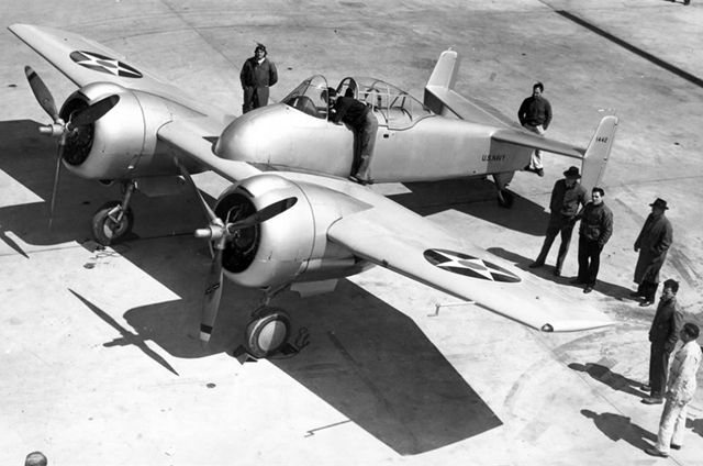 阅读历史,美军制式战斗机系列:格鲁曼f7f双引擎单翼重型战斗机