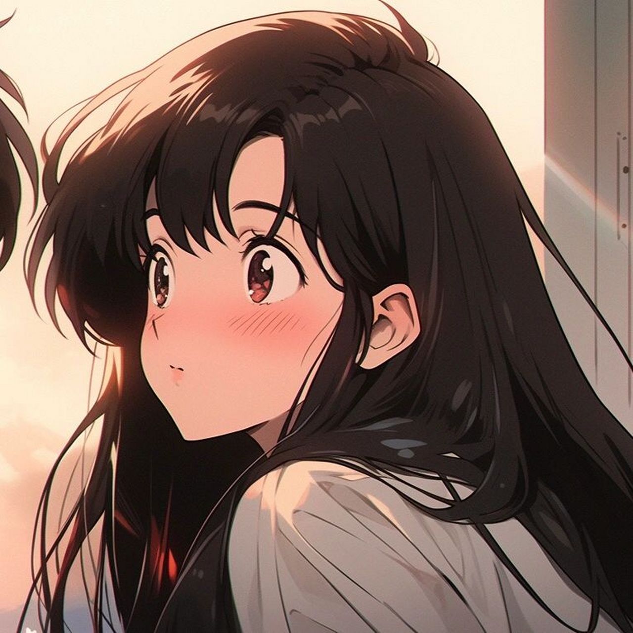 这个对视也太甜了吧-情头