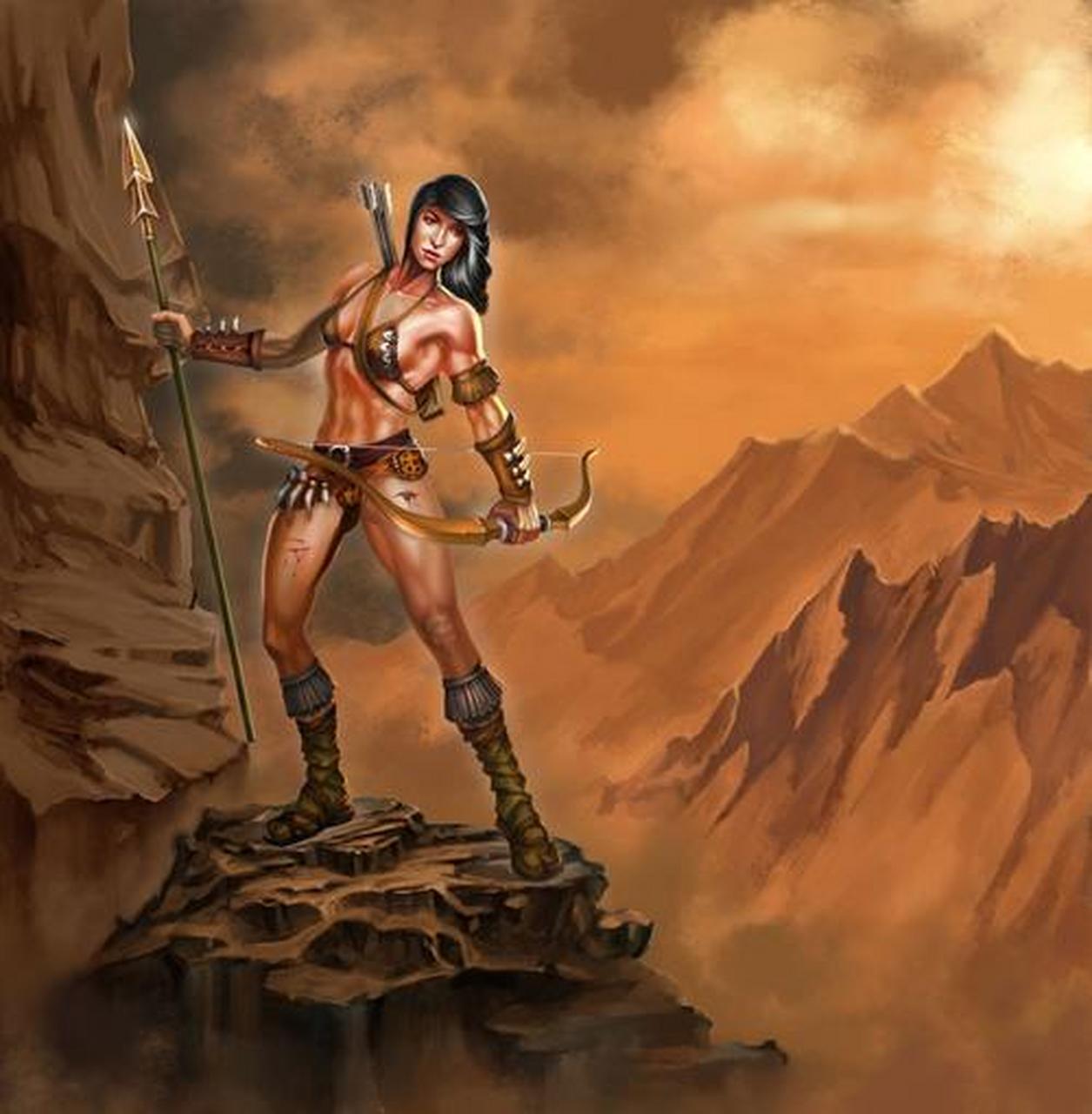 古希腊神话中的亚马逊女战士的传说可以追溯到公元前8世纪至公元前4世