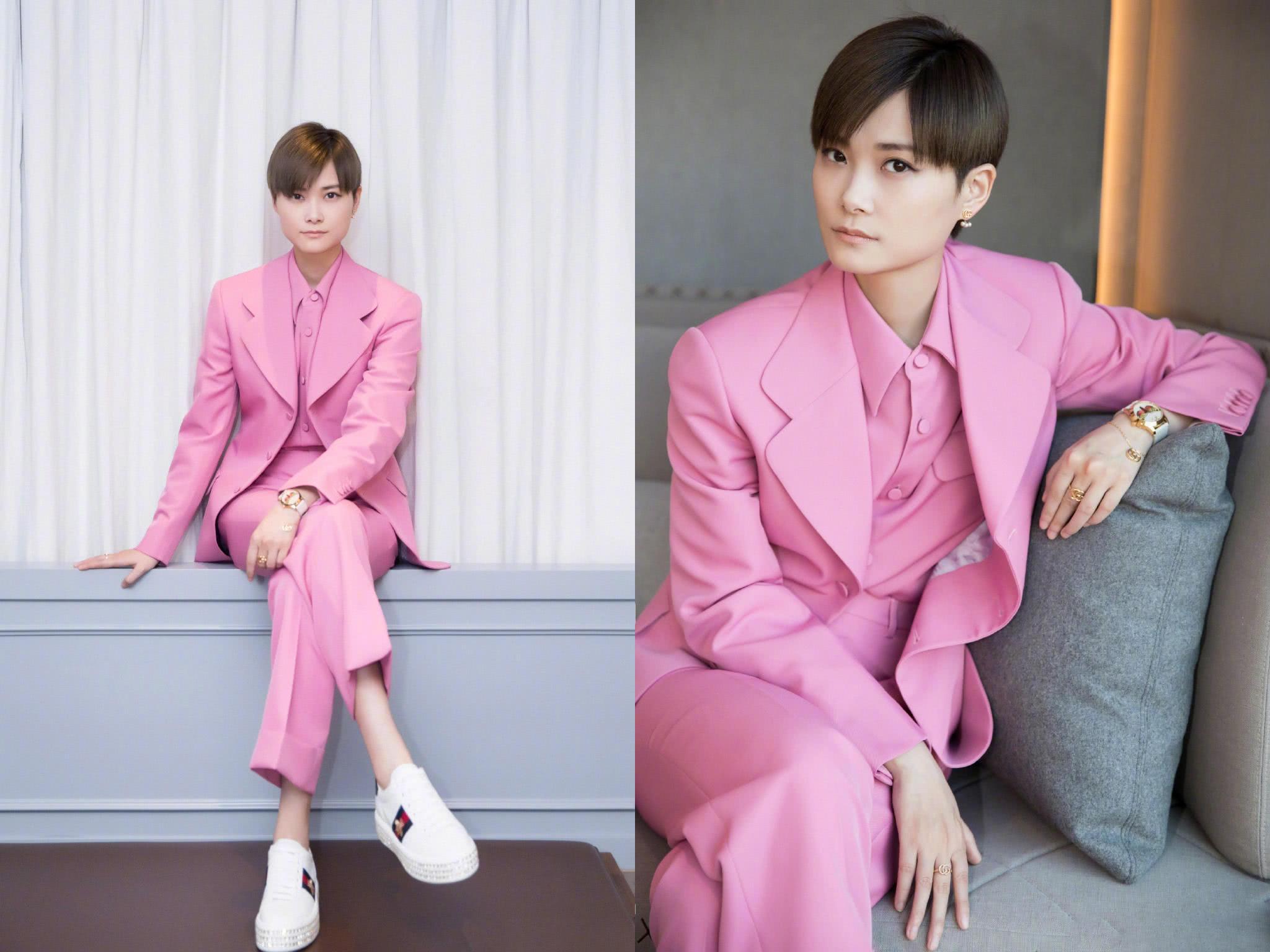 歌手潘美辰晒搞怪写真 满脸胡茬无法辨认 曾与同性接吻52岁仍单身