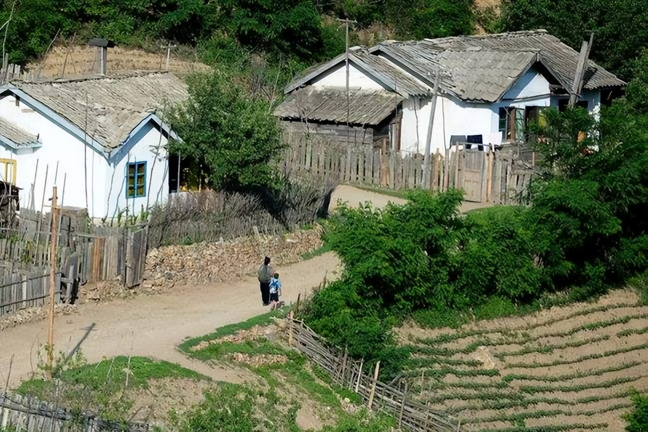 实拍朝鲜农村生活现状图片