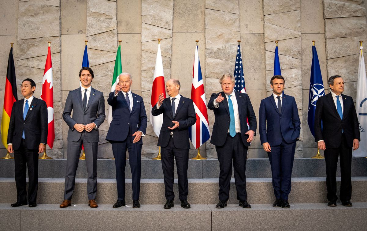 g7勾结继续搞制裁,拜登参加北约峰会,考虑给乌克兰更强大武器