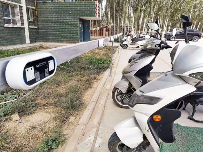 电动自行车充电桩安装实例分享
