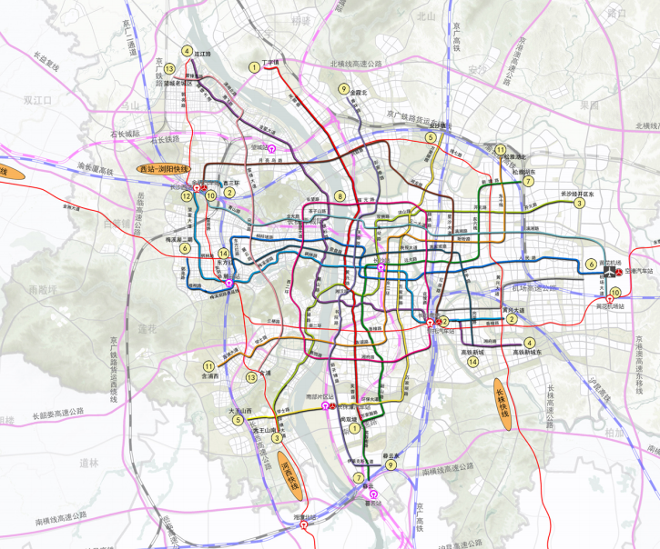 关注:长沙地铁7/8号线走向有调整?我已蒙圈!