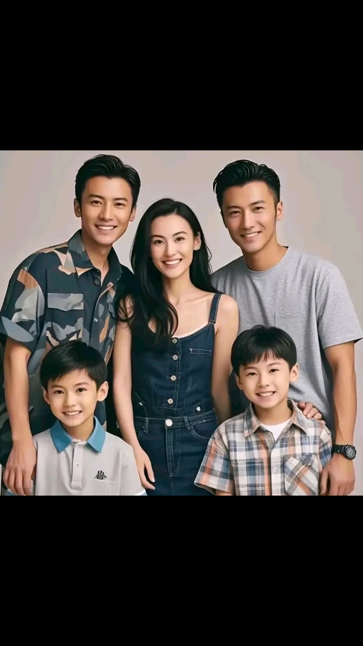 张柏芝三子颜值老大老二酷似霆锋老三独承妈妈美貌背后故事超吸睛