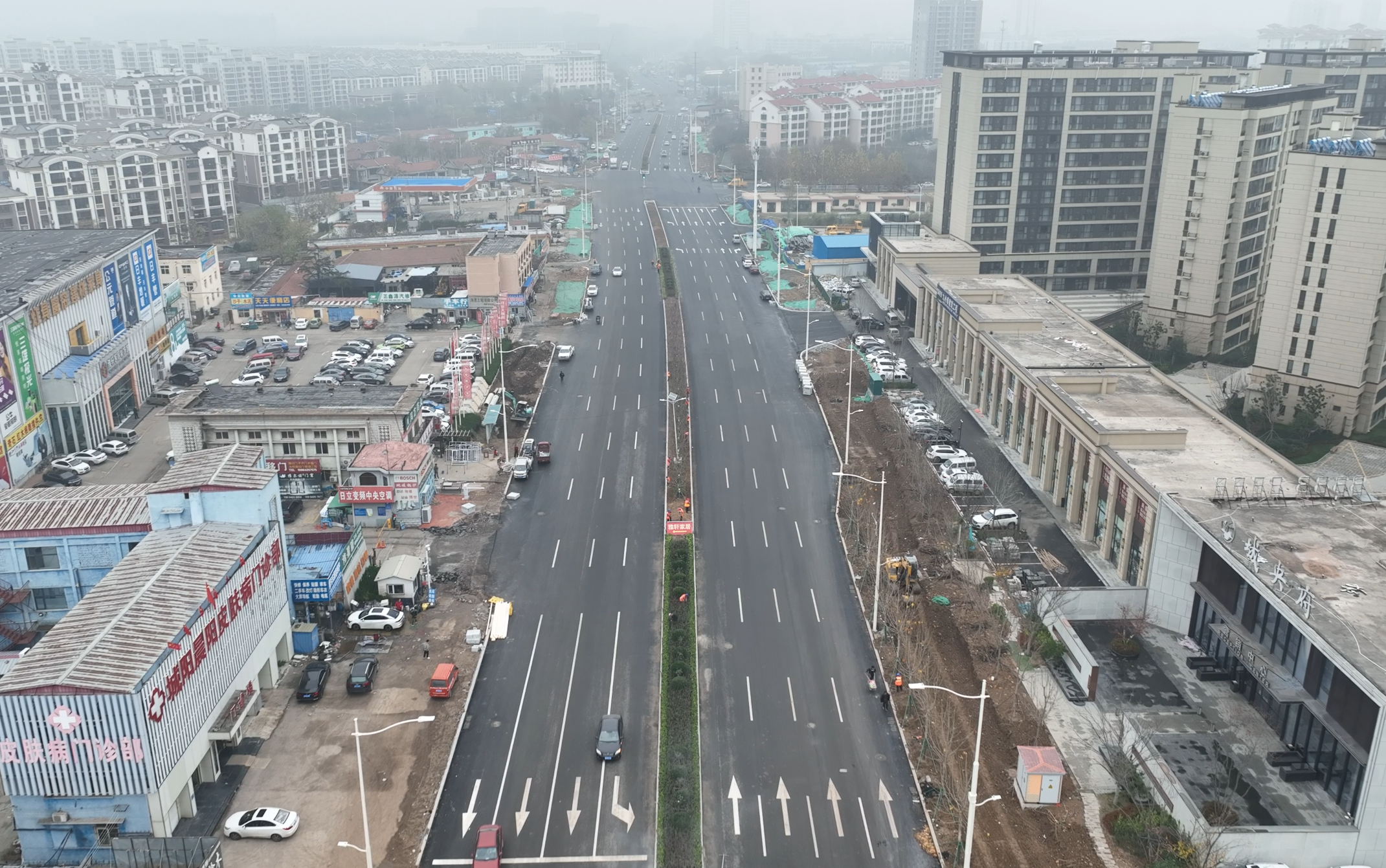 提高区域交通品质!城阳区环城北路主线顺利通车
