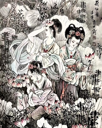 著名画家袁大仪美术作品欣赏