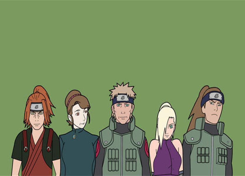 火影各大家族合影,宇智波一族全是帅哥,他们一族全是菠萝头
