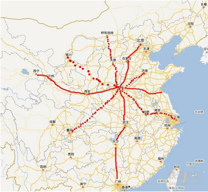 豫皖苏三省规划新高铁:郑州经周口,亳州,蚌埠直达南京