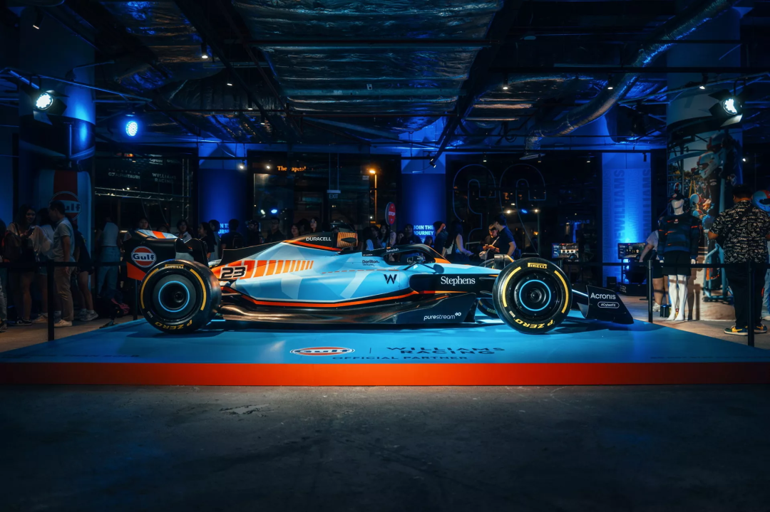 想拥有一辆海湾石油涂装的f1赛车吗