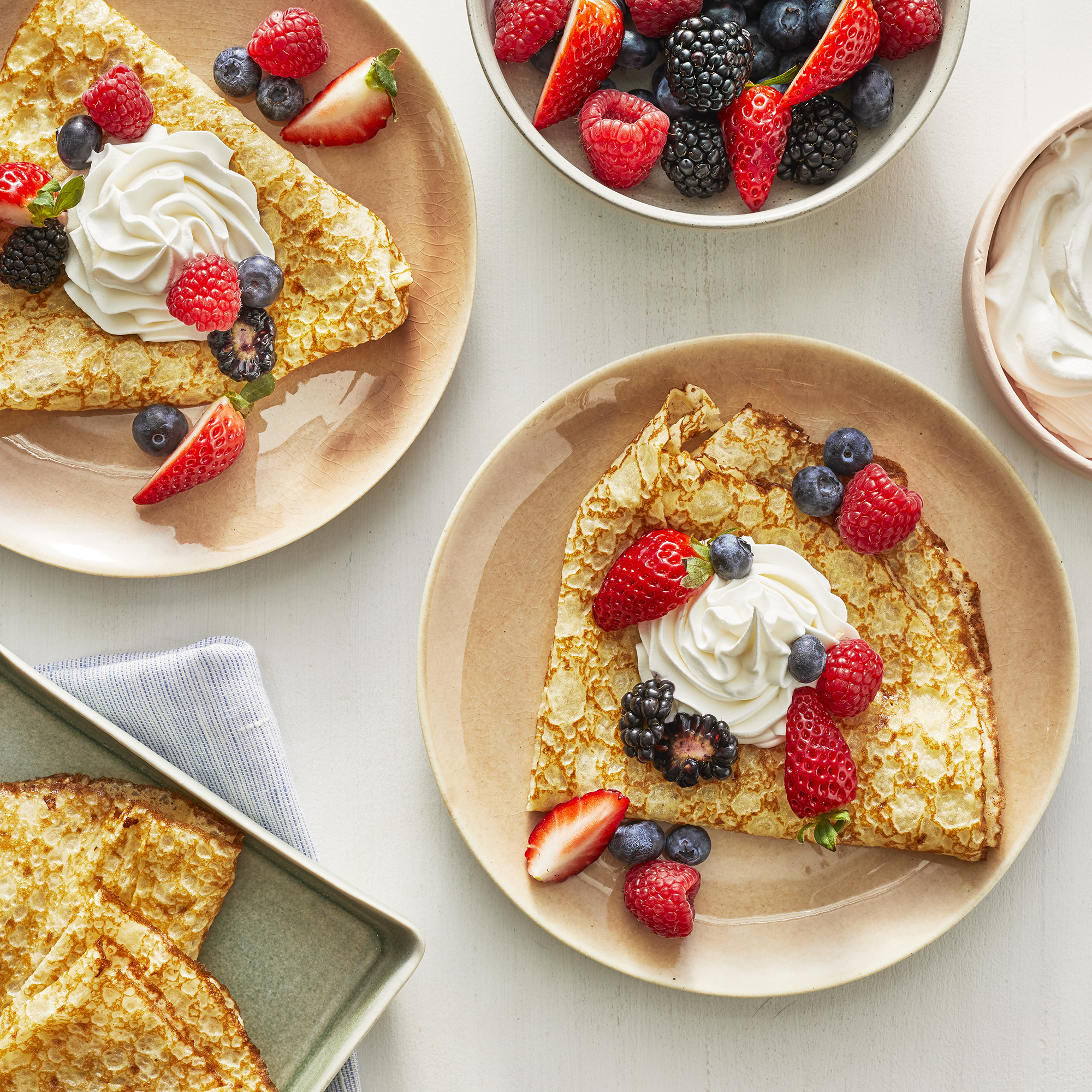 一个简单但美味的可丽饼面糊