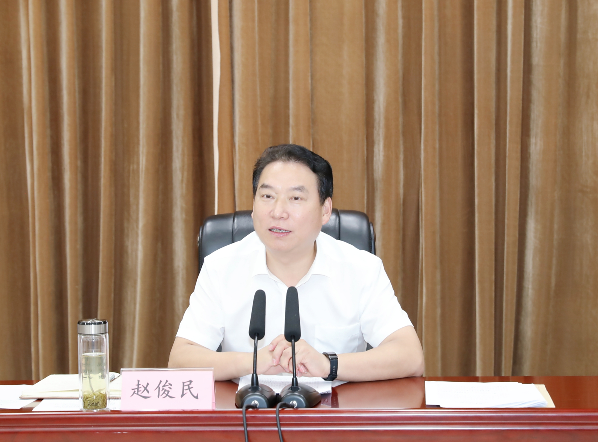 安康市委书记赵俊民调研政法工作